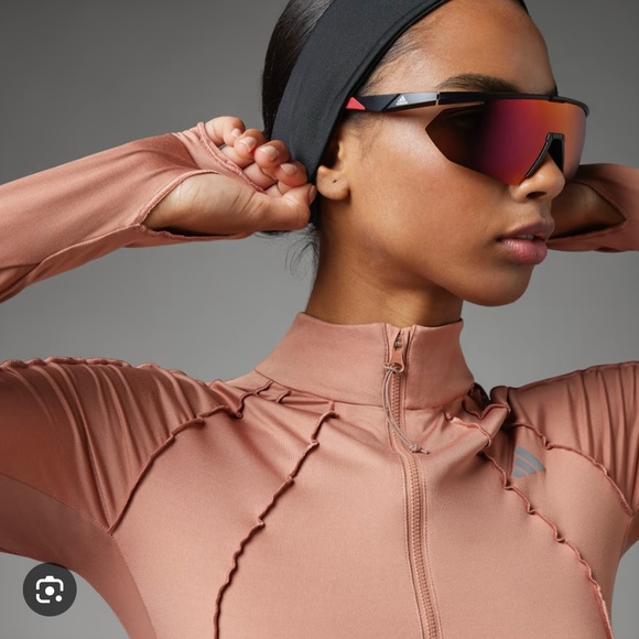 Adidas Originals Collective Half-zip long sleeve tshirt + matching 7/8 leggings - Picture 4 of 6